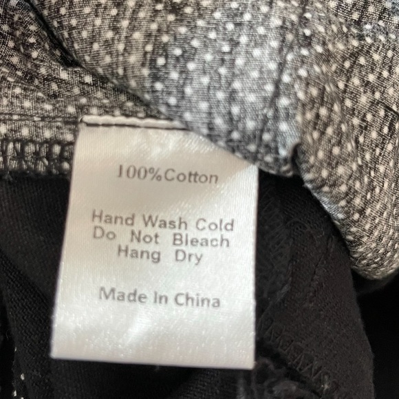 Mod Ref Lockhart Wide Leg Black Denim Overall Size Medium - Picture 7 of 7